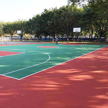 硅PU籃球場
